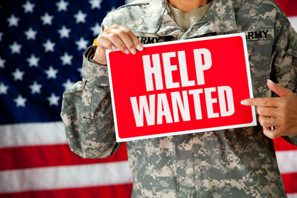 Tony Grayson Oracle Military Help Wanted Sign